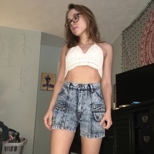 80’s Style Jean Shorts